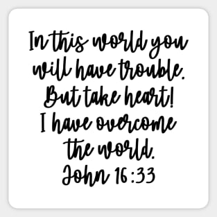 John 16:33 Sticker